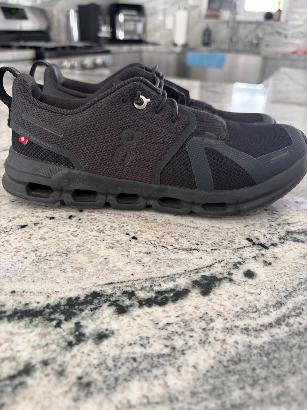 On Running Men's All-Black Lightweight Athletic Sneakers